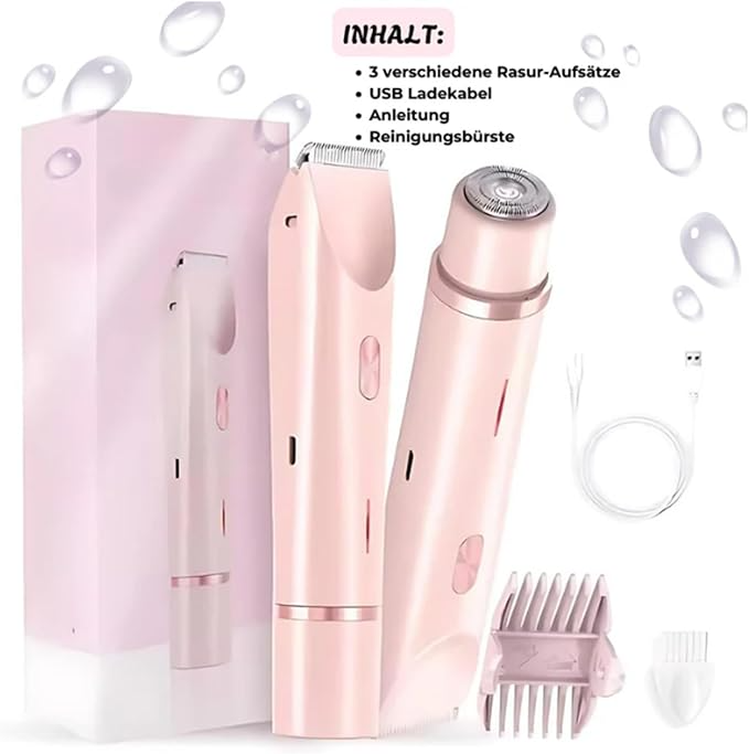 Silky Splash Vamaro Shaver – 2-in-1 Women’s Electric Razor & Trimmer UAE
