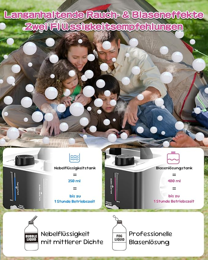 Fog Bubble Machine
