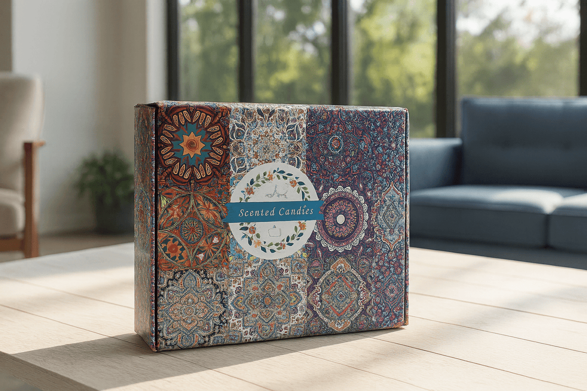 Decorative Scented Tin Candle Gift Set