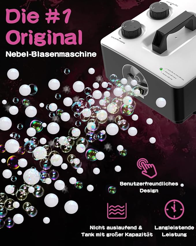 Fog Bubble Machine
