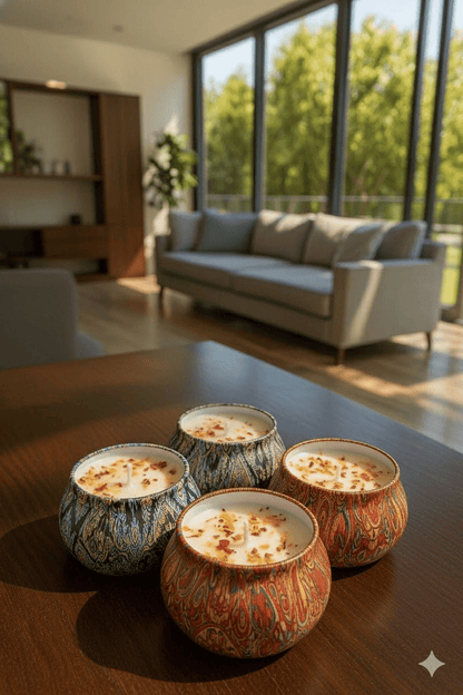 Decorative Floral Scented Tin Candles - Nova Gulf