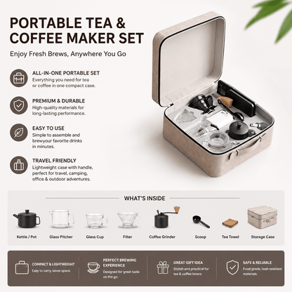 Portable Coffee Brewing Travel Kit - Nova Gulf