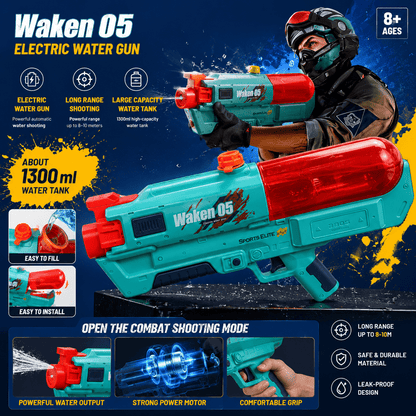 Tiger Shark Electric Water Gun - Nova Gulf